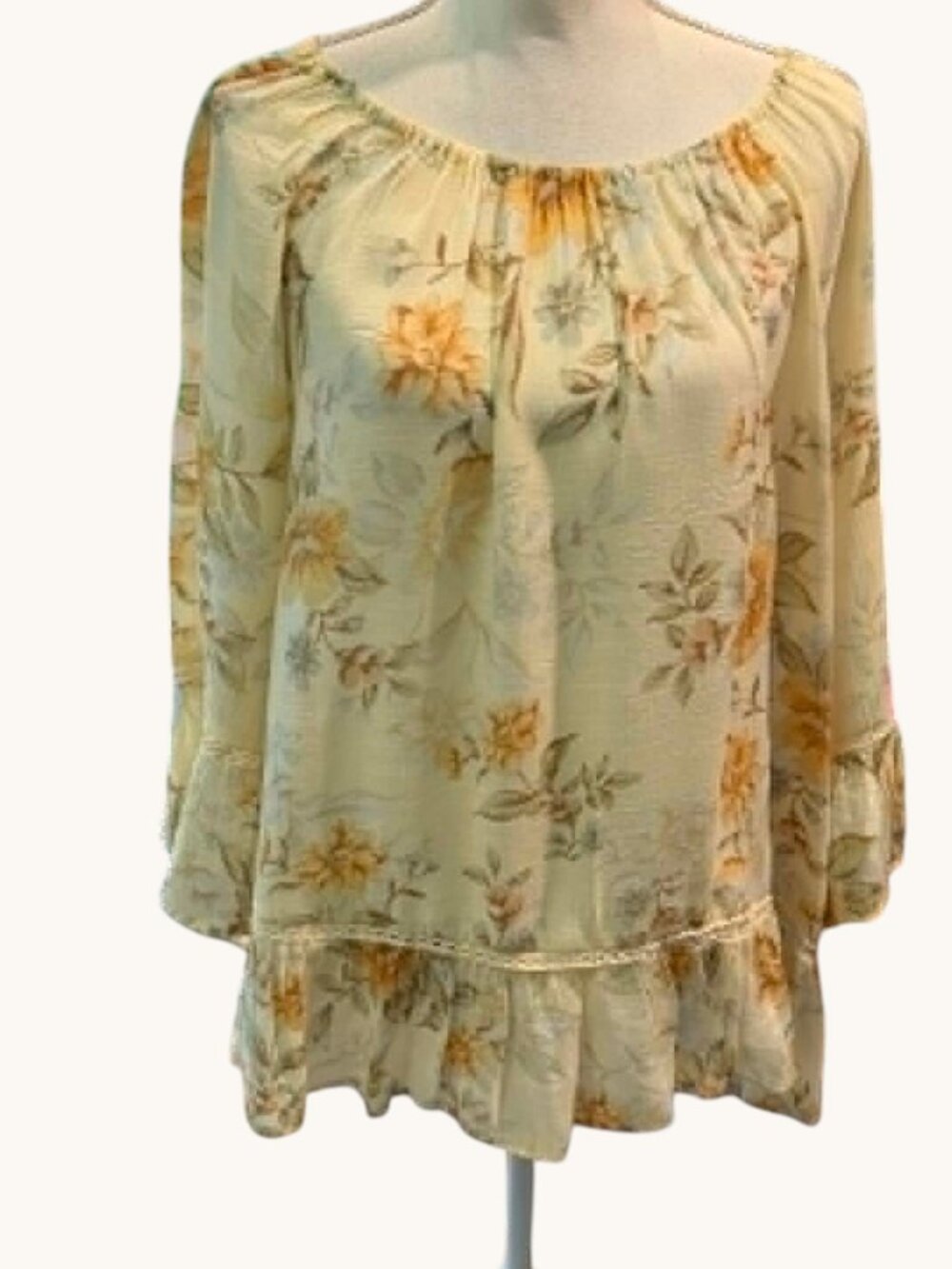 Zac and Rachel Women Floral Top Size 2X